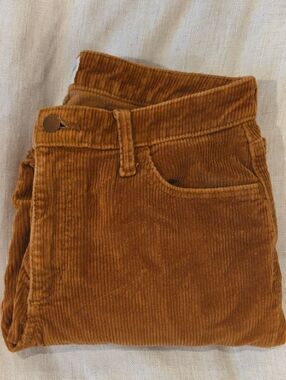Universal Thread Corduroy Ankle Bootcut Pants - Rust Brown
